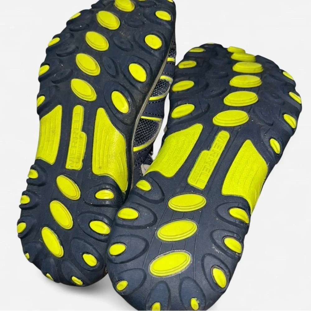 Merrell Kids' Navy and Lime Water Shoes